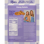 “Mini oat and raisin cookies with natural ingredients – protein-rich and gluten-free”