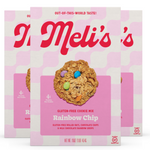 Gluten-free Rainbow Chip Cookie Mix 3-Pack – soft-baked monster cookies in colorful packaging