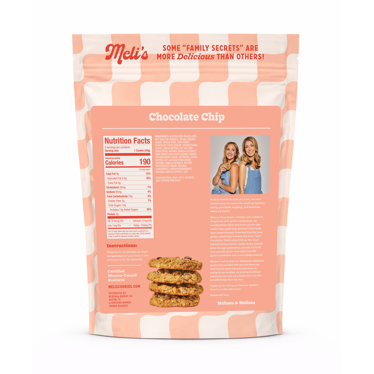 Chocolate Chip Monster Cookie 9oz – Meli's Cookies
