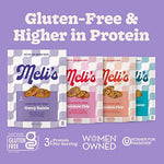 “Enjoy Oatey Raisin Mini Cookies – bite-sized gluten-free treats for busy lifestyles”