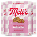Buy Rainbow Chip Mini Cookies 6‑Pack – gluten‑free, colorful, and snack‑ready treats from Meli’s