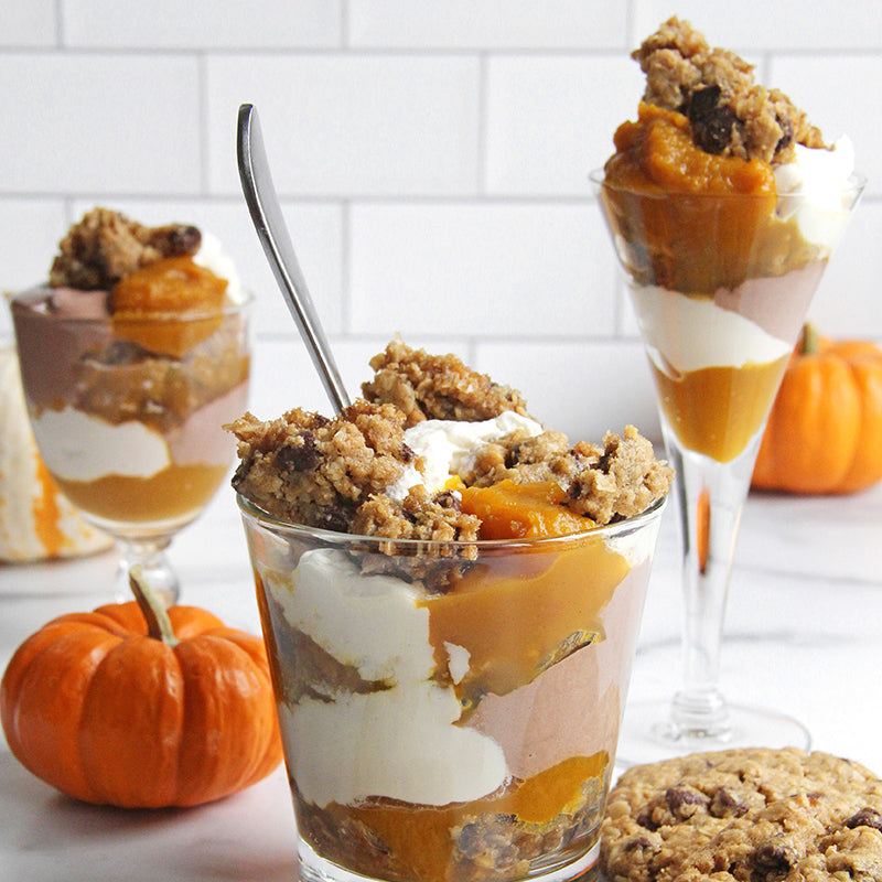 Pumpkin Chocolate Cookie Trifle 🍪