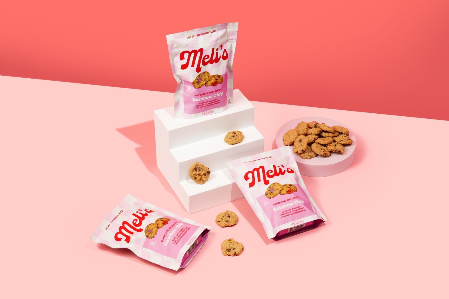 Buy bite-sized Original Monster Mini Cookies – gluten-free, high-protein, perfect for snacking