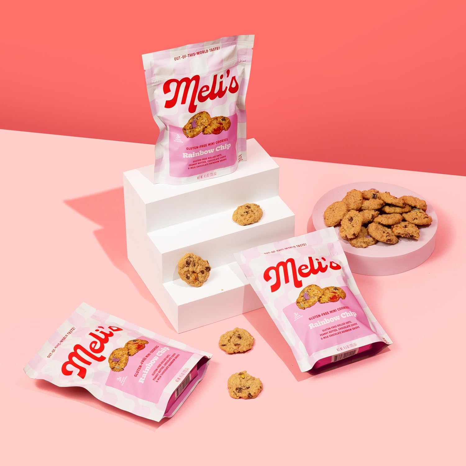 Rainbow Chip Mini Cookies 3-Pack