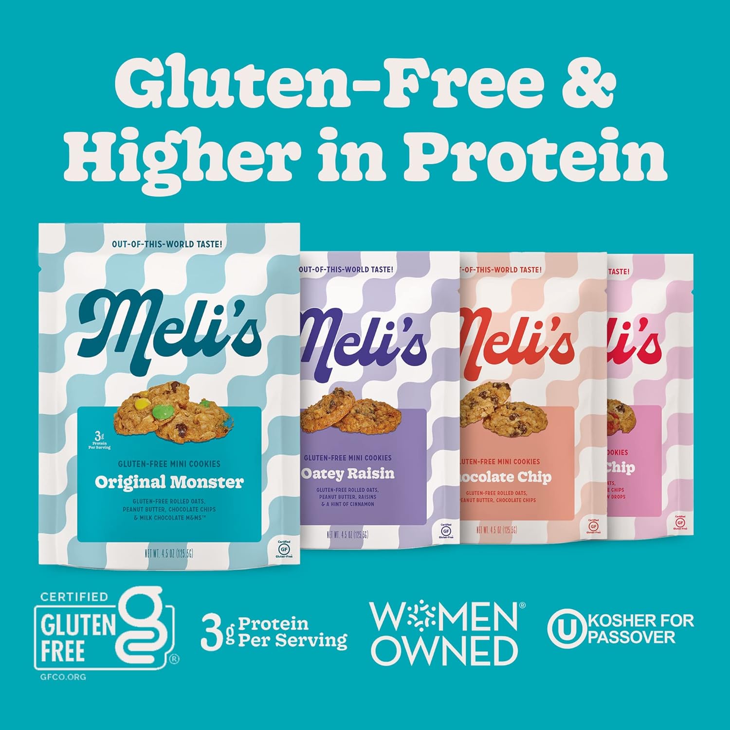 Variety Pack Minis - OG Monster, Chocolate Chip, Rainbow Chip 3-Pack