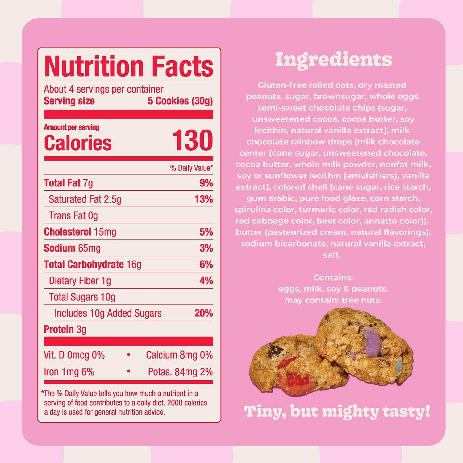 Rainbow Chip Mini Cookies 3-Pack