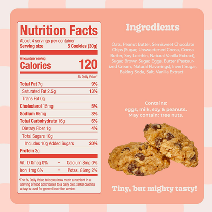 Chocolate Chip Mini Cookies 3-Pack