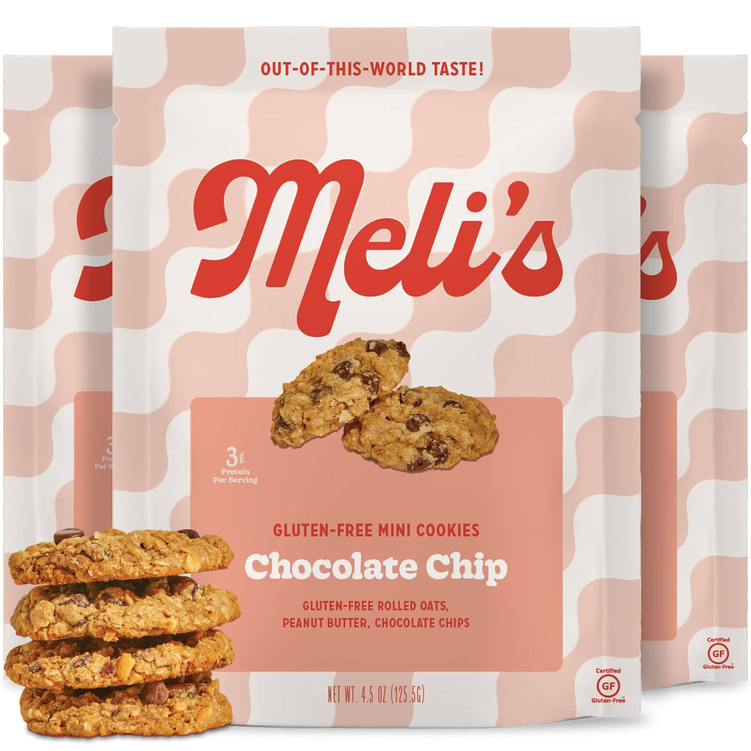 Chocolate Chip Mini Cookies 3-Pack