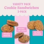 Variety Pack Cookie Sandwiches - 3 Pack