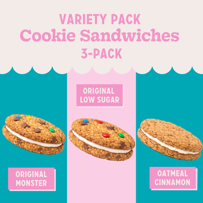 Variety Pack Cookie Sandwiches - 3 Pack