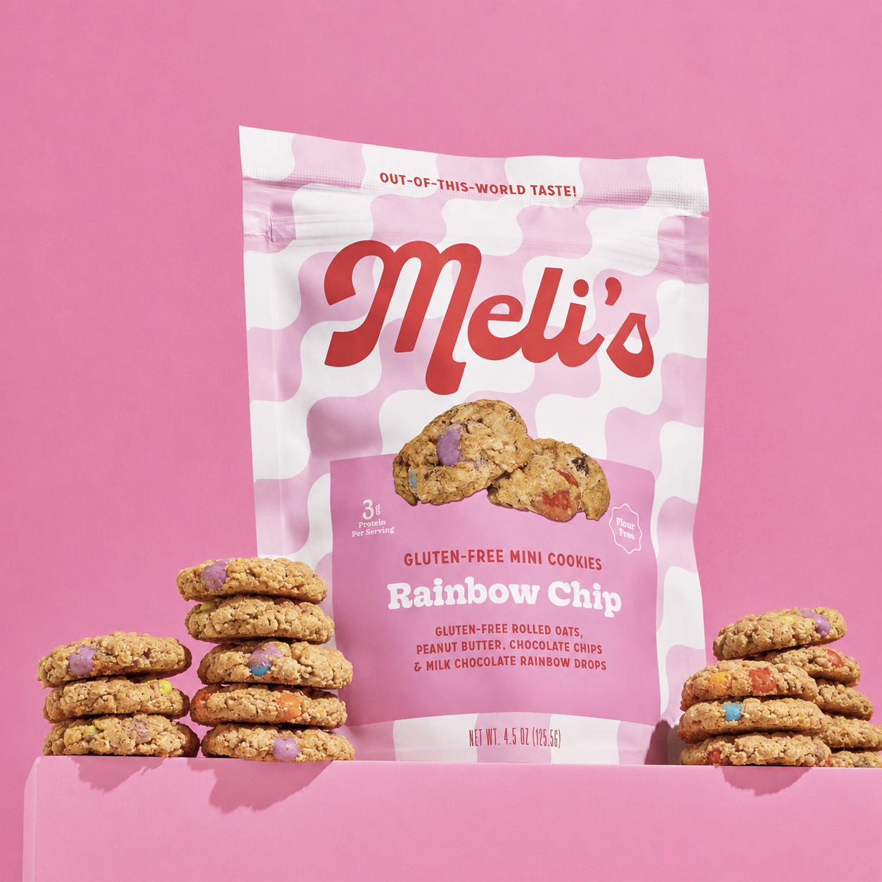 Rainbow Chip Mini Cookies 3-Pack