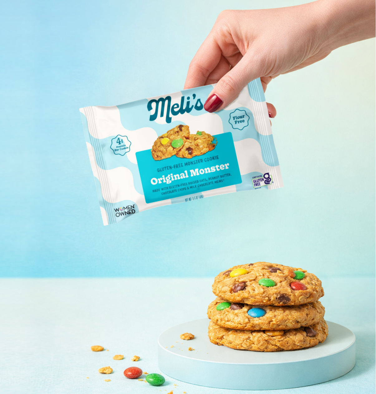 NEW! Original Monster Single-Serve Cookie, 12-pack