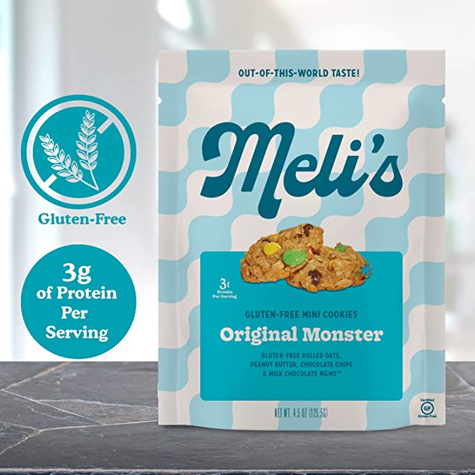 Buy gluten-free Monster Mini Cookies – protein-packed mini treats perfect for snacking